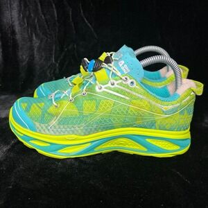 Hoka One One Huaka 20609-030-AAW Womens 6.5 Running Shoe Green Athletic Sneaker